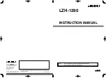 Предварительный просмотр 20 страницы JUKI LZH-1290 Instruction Manual