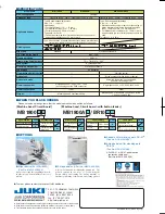 Preview for 6 page of JUKI MB-1800A/BR10 Specifications