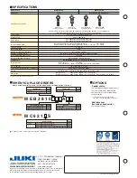 Предварительный просмотр 3 страницы JUKI MEB-3810J Specifications