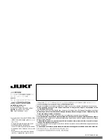 Предварительный просмотр 57 страницы JUKI MF-7800 Instruction Manual