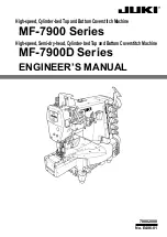 Preview for 1 page of JUKI MF-7900 Series Engineer'S Manual