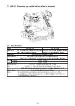 Preview for 113 page of JUKI MF-7900 Series Engineer'S Manual