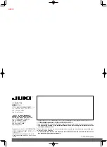 Предварительный просмотр 60 страницы JUKI MH-380 Instruction Manual