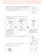 Предварительный просмотр 5 страницы JUKI MO-103N Instruction Book