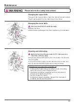 Предварительный просмотр 27 страницы JUKI MO-104DN Instruction Manual