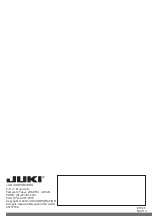 Preview for 63 page of JUKI MO-4s Instruction Manual