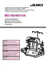 JUKI MO-50eN Instruction Manual предпросмотр