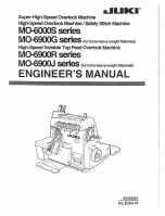 JUKI MO-6000G Series Engineer'S Manual предпросмотр