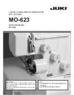 JUKI MO-623 Instruction Manual предпросмотр