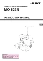 JUKI MO-623N Instruction Manual preview