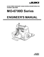 JUKI MO-6700D Series Manual предпросмотр