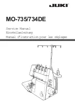 Предварительный просмотр 1 страницы JUKI MO-734DE Service Manual