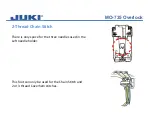 Предварительный просмотр 9 страницы JUKI MO-735 Dealer Training Manual