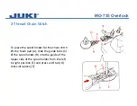 Предварительный просмотр 12 страницы JUKI MO-735 Dealer Training Manual