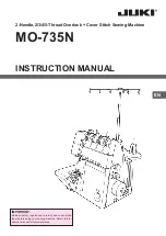 Предварительный просмотр 1 страницы JUKI MO-735N Instruction Manual