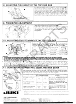 Preview for 4 page of JUKI MOJ 2500N series Instruction Manual