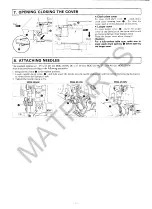 Preview for 9 page of JUKI MOJ 2500N series Instruction Manual