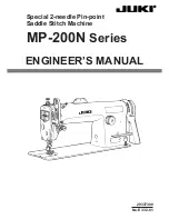 JUKI MP-200N Engineer'S Manual preview