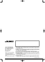 Предварительный просмотр 112 страницы JUKI MS-1190/V045 Instruction Manual