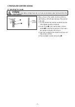 Предварительный просмотр 8 страницы JUKI MS-1261A-DWS Instruction Manual