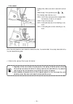 Предварительный просмотр 36 страницы JUKI MS-1261A-DWS Instruction Manual