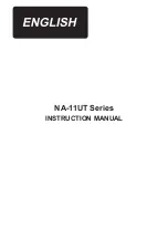 JUKI NA-11UT Series Instruction Manual preview