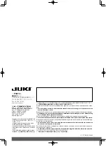 Preview for 88 page of JUKI PLC-1690 Instruction Manual