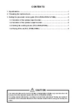 Предварительный просмотр 2 страницы JUKI PLC-2710N-7 Instruction Manual