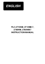 JUKI PLC-2710NM Instruction Manual предпросмотр