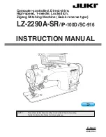 Предварительный просмотр 1 страницы JUKI SC-916 Instruction Manual