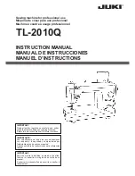 Предварительный просмотр 1 страницы JUKI TL-2010Q Instruction Manual