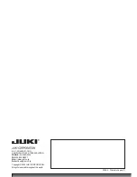 Предварительный просмотр 34 страницы JUKI TL-98Q Instruction Manual