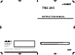 Предварительный просмотр 24 страницы JUKI TNU-243 Instruction Manual