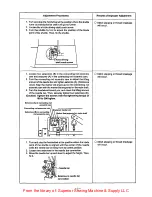 Preview for 5 page of JUKI TSH-411 Engineer'S Manual