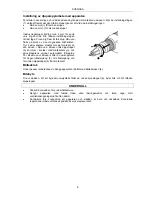 Preview for 8 page of Jula 000-127 Operating Instructions Manual