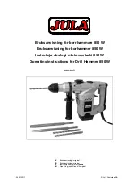 Preview for 1 page of Jula 001-087 Operating Instructions Manual