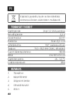 Preview for 40 page of Jula 019029 Operating Instructions Manual