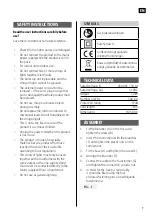 Preview for 7 page of Jula 022513 Operating Instructions Manual