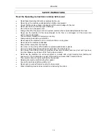 Preview for 12 page of Jula 030-002 Operating Instructions Manual