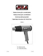 Preview for 1 page of Jula 051-010 Operating Instructions Manual