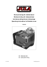 Предварительный просмотр 1 страницы Jula 160-249 Operating Instructions Manual