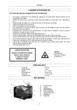 Предварительный просмотр 2 страницы Jula 160-249 Operating Instructions Manual