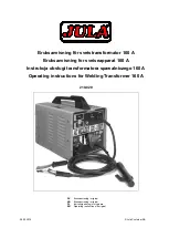 Preview for 1 page of Jula 210-020 Operating Instructions Manual