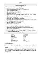 Preview for 2 page of Jula 251-022 Operating Instructions Manual