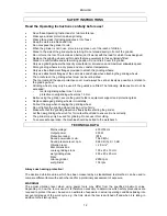 Предварительный просмотр 12 страницы Jula 251-043 Operating Instructions Manual