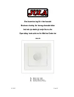 Preview for 1 page of Jula 400-235 Operating Instructions Manual