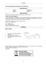 Preview for 2 page of Jula 408-055 Operating Instructions Manual