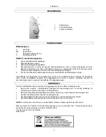 Предварительный просмотр 3 страницы Jula 411-091 Operating Instructions Manual