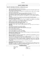 Preview for 16 page of Jula 411-100 Operating Instructions Manual