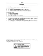 Предварительный просмотр 5 страницы Jula 412-044 Operating Instructions Manual